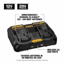 Additional picture of Charger 12V/20V Max/Flexvolt 4.0 AH Dual Port Dewalt