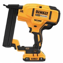 Additional picture of Stapler 18 GA Finish 1/4" Narrow Crown 20V Max XR Cordless Brushless 1/2" to 1-1/2" Leg Kit Dewalt (1) Battery (1) Charger (1) Kit Bag