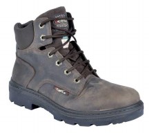 BOOT,6" LEADER NUBUCK , STEEL TOE COFRA