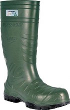 BOOT, RUBBER DARK GREEN FIBERGLASS TOE, INSULATED  EH PR, COFRA