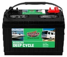 BATTERY, 12V, 675 CCA, 845 MCA, DEEP CYCLE, MARINE