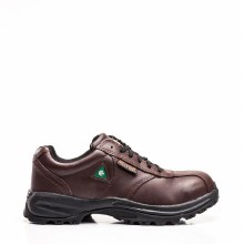 SHOE , SPORT, BROWN STEEL TOE ROYER