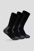 STEEL TOE, WORK SOCK, 3 PK