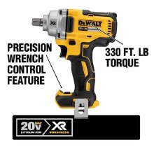Additional picture of Impact Wrench 20V Max XR Cordless Brushless 1/2" with Detent Pin Anvil Dewalt (Bare Tool)