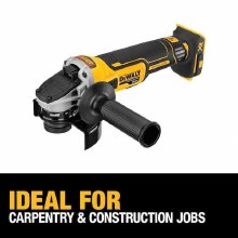 Additional picture of Grinder Angle 20V Max XR Cordless Brushless 4.5" Slide Switch w/Kickback Brake Dewalt (Bare Tool)