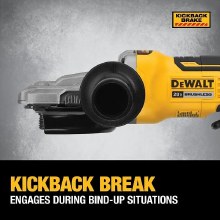 Additional picture of Grinder Angle  20V Max XR 5" Flathead Paddle Switch w/Kickback Brake Dewalt (Bare Tool)