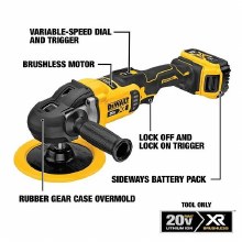 Additional picture of Polisher 20V Max XR Cordless Brushless 7" Variable Speed 800 - 2200 RPM Dewalt (Bare Tool)