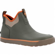 BOOT, DRY-STRIKE PULL ON, GREEN AND ORANGE, ROCKY