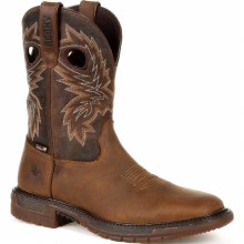 BOOT, 11" RIDE FLEX BROWN SOFT TOE, ROCKY