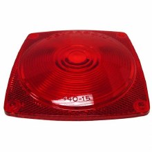REPLACEMENT LENS, FOR TAIL LIGHT, SQUARE