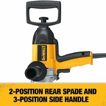 Additional picture of Drill Electric Mixer Spade Handle 9.0 AH 1/2" Kit Dewalt (1) Bucket (1) 25' Extension Cord (1) Paddle Style Mixing Bit