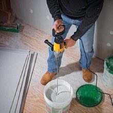 Additional picture of Drill Electric Mixer Spade Handle 9.0 AH 1/2" Kit Dewalt (1) Bucket (1) 25' Extension Cord (1) Paddle Style Mixing Bit