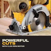 Additional picture of Saw Circular 20V Max Cordless 6-1/2" Dewalt (Bare Tool)