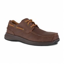 SHOE, CRAZY HORSE BROWN STEEL TOE OXFORD, FLORSHEIM