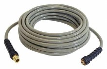 HOSE, 3/8" X 25', 2 WIRE, NO-MAR, MONSTER HOSE, COUPLED W/ QUICK CONNECTS