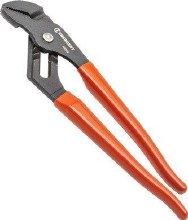 PLIER, TONGUE AND GROOVE, STRAIGHT, BLACK PHOSPHATE, 10"