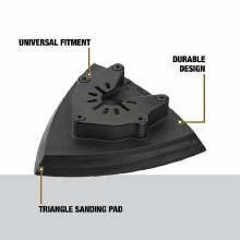 Additional picture of Sanding Pad Oscillating Triangle 3.75" Universal Fit Dewalt