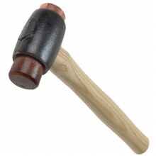 HAMMER, RAWHIDE, SIZE #3, SOLID HEAD.