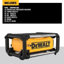 Additional picture of Pressure Washer 2100 PSI 13 amp Electric Jobsite Dewalt