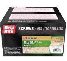 SCREW, EXTERIOR, 2-1/2", #9, T25, SERRATED, TAN, 5LB