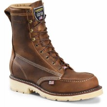 BOOT, 8" DOMESTIC STEEL MOC TOE, CAROLINA BOOT, 8" DOMESTIC STEEL MOC TOE, CAROLINA