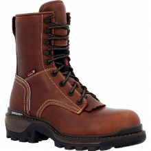 BOOT, 9" RAMS HORN LOGGER COMP TOE, ROCKY