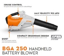 Additional picture of BLOWER, BATTERY, AP SERIES, BGA250, LITHIUM-ION POWER