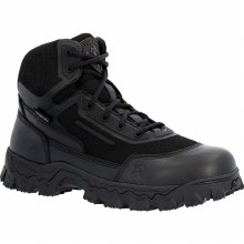 BOOT, 6" ALPHA TEC DUTY BLACK SOFT TOE, ROCKY