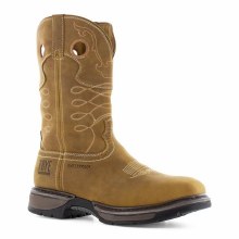 BOOT, 11" TAN PULL-ON STEEL TOE, FRYE