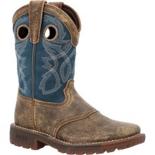 BOOT, KIDS LEGACY 32 BLUE PULL-ON SOFT TOE, ROCKY