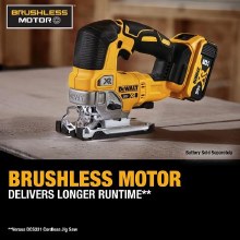 Additional picture of Jig Saw 20V Max XR Cordless Brushless Dewalt (Bare Tool)