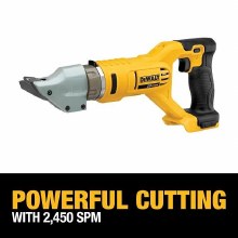 Additional picture of Shear Double Cut Metal 20V Max 14 Gauge Swivel Dewalt (Bare Tool)