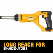 Additional picture of Vibrator Concrete Pencil 20V Max Cordless Variable Speed Dewalt Includes Head and Whip (Bare Tool)