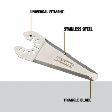 Additional picture of Blade Oscillating Triangular Rigid Scraping Dewalt
