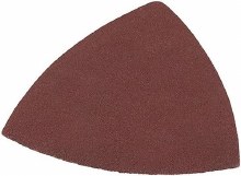 Additional picture of SANDPAPER 120 GRIT, HOOK and LOOP (NO VAC HOLES) TRIANGLE, 12-Pack