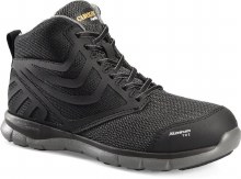 BOOT, 6" MID ATHLETIC ALUM TOE, BLACK MESH, CAROLINA