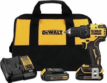 DRILL , HAMMER  20V, 2 COMPACT 1.5 AH,  LI-ION, 2 VARIABLE SPEED SPEED, COMPACT, W/BAG