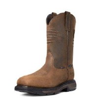 BOOT, 11" WORKHOG XT PATRIOT CARBON TOE WATERPROOF, ARIAT