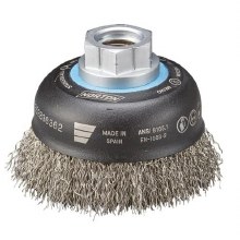 Additional picture of WIRE BRUSH  .014 X 3"X 5/8-11 -CRIMPED WIRE CUP-BLUEFIRE