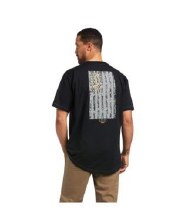 TSHIRT, REBAR WORKMAN REFLECTIVE FLAG, ARIAT