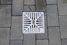 Additional picture of Drain, Quick-E-Adjustable Patio Drain - Stainless- 4" Pipe