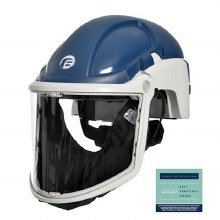 Additional picture of PF3000 Respirator, Blue Hard Hat, Clear Visor, Standard Face Seal
