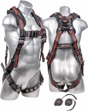 Additional picture of HARNESS , FULL BODY , KAPTURE ELITE TONGUE BUCKLE LEGS FITS S-M