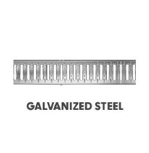 GALVANIZED, CLASS C, SLOTTED GRATE, (39.37")