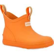 BOOT, KIDS ANKLE DECK BOOT NEON ORANGE, XTRATUF