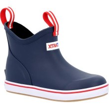 BOOT, KIDS ANKLE DECK BOOT NAVY, XTRATUF