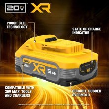 Additional picture of Battery 20V 5.0 AH Max XR Powerstack Dewalt