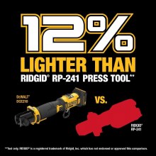 Additional picture of PRESS TOOL, COMPACT  1/2"-1-1/4" INCLUDES 4 DIES , CHARGER, 2-4AH BATTERIES