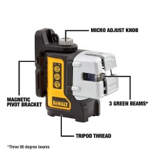 Additional picture of LASER, 20V MAX XRÂ® CROSS LINE GREEN LASER-KIT