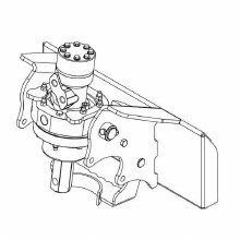 Additional picture of AUGER ASSEMBLY, POST HOLE MINI SKID STEER 4-WAY SWING  2"HEX W/HOSE KIT
